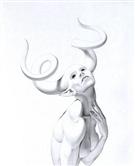 Woman with horns