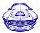 Mustang Ballpoint Sketch