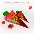Strawberry bonbons packaging
