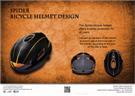 Spider bicycle helmet design